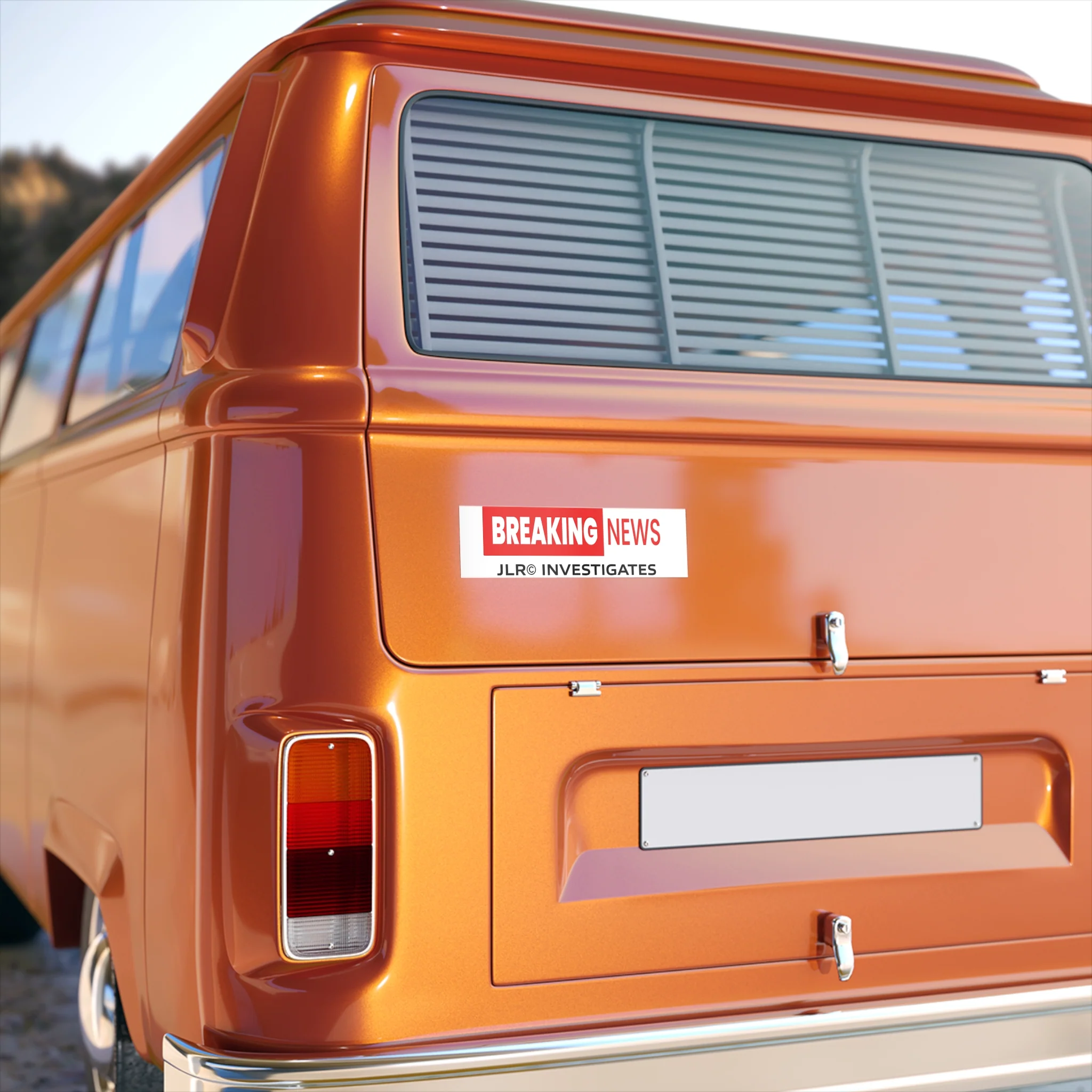 Breaking News! Bumper Sticker