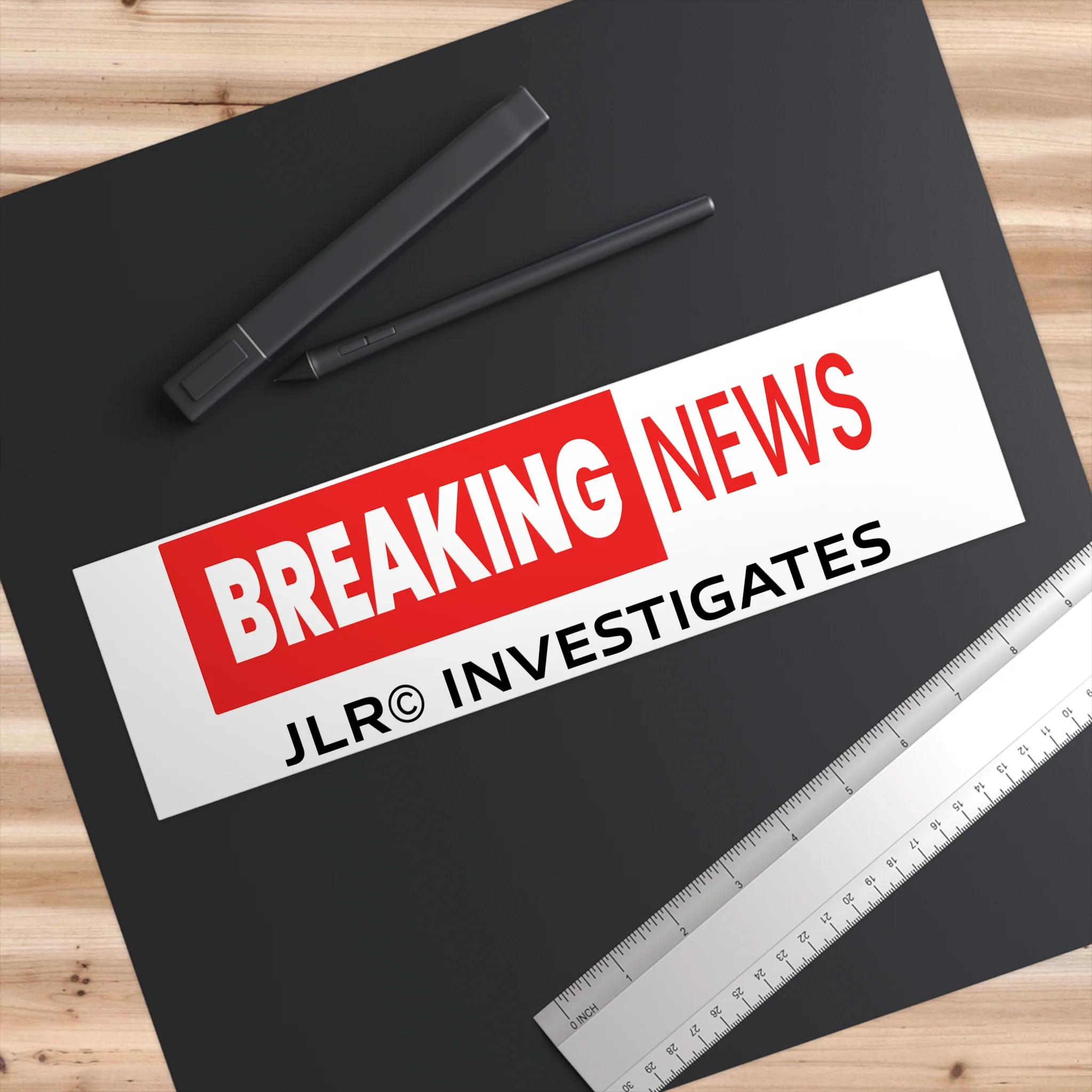 Breaking News! Bumper Sticker - Image 3