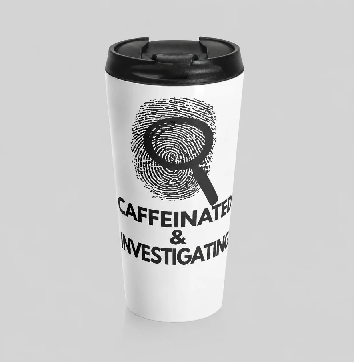 Caffeinated & Investigating Tumbler