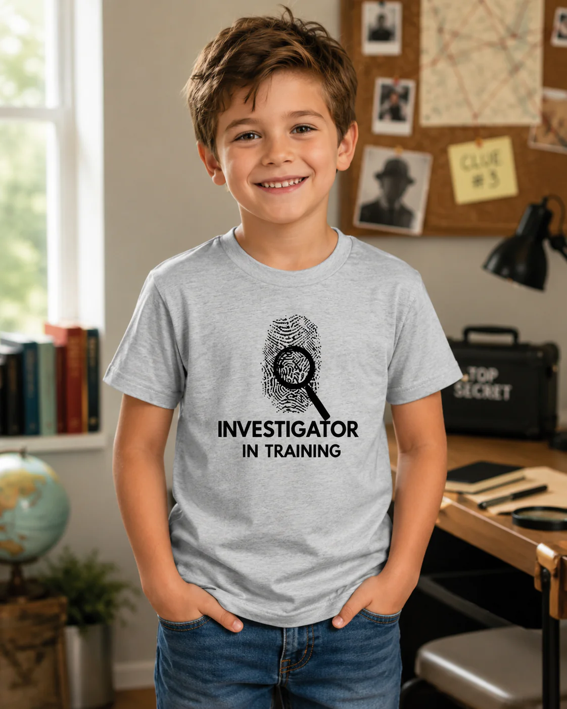 Investigator in Training Kids T-Shirt - Image 2