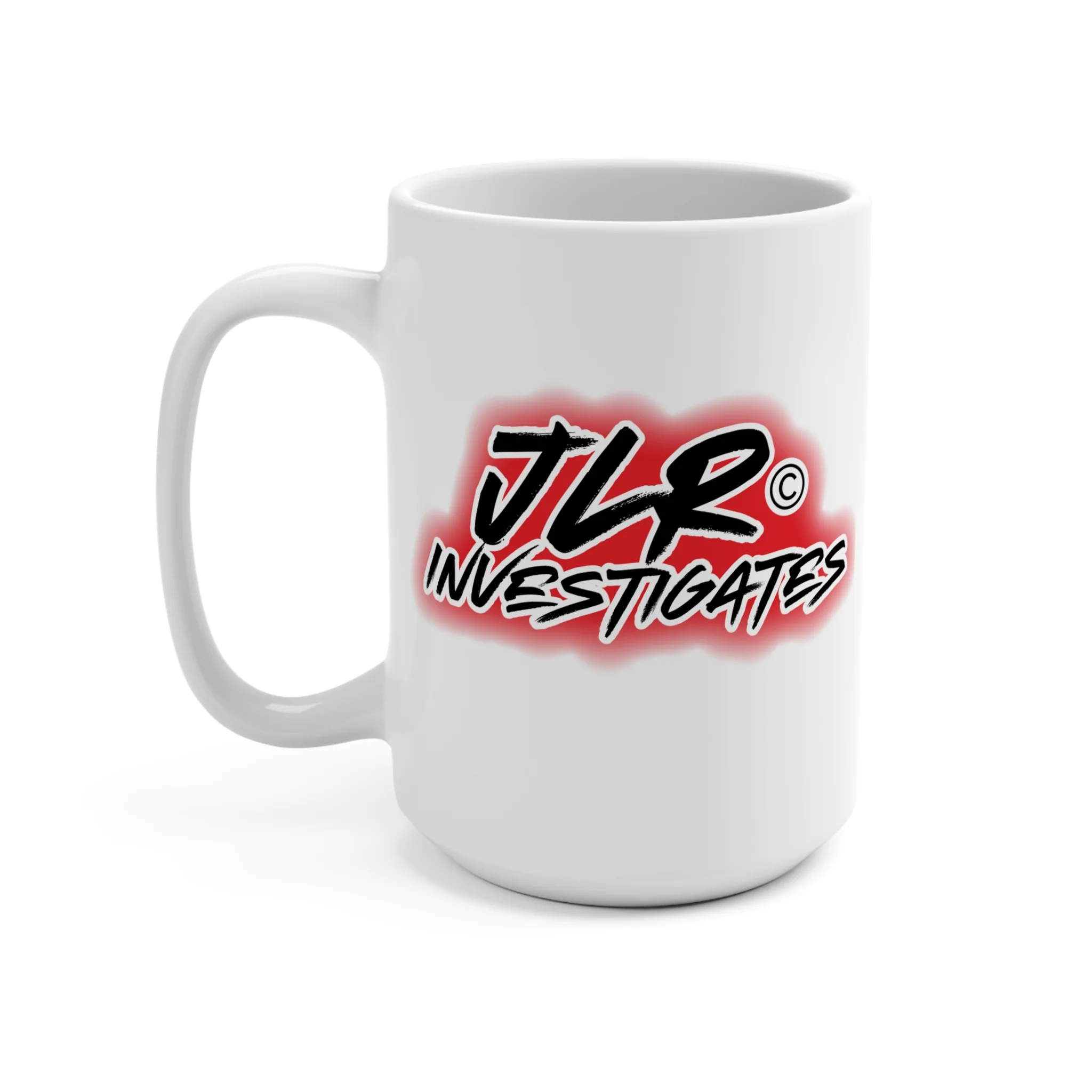 JLR© Bold Logo Coffee Mug – White - Image 4