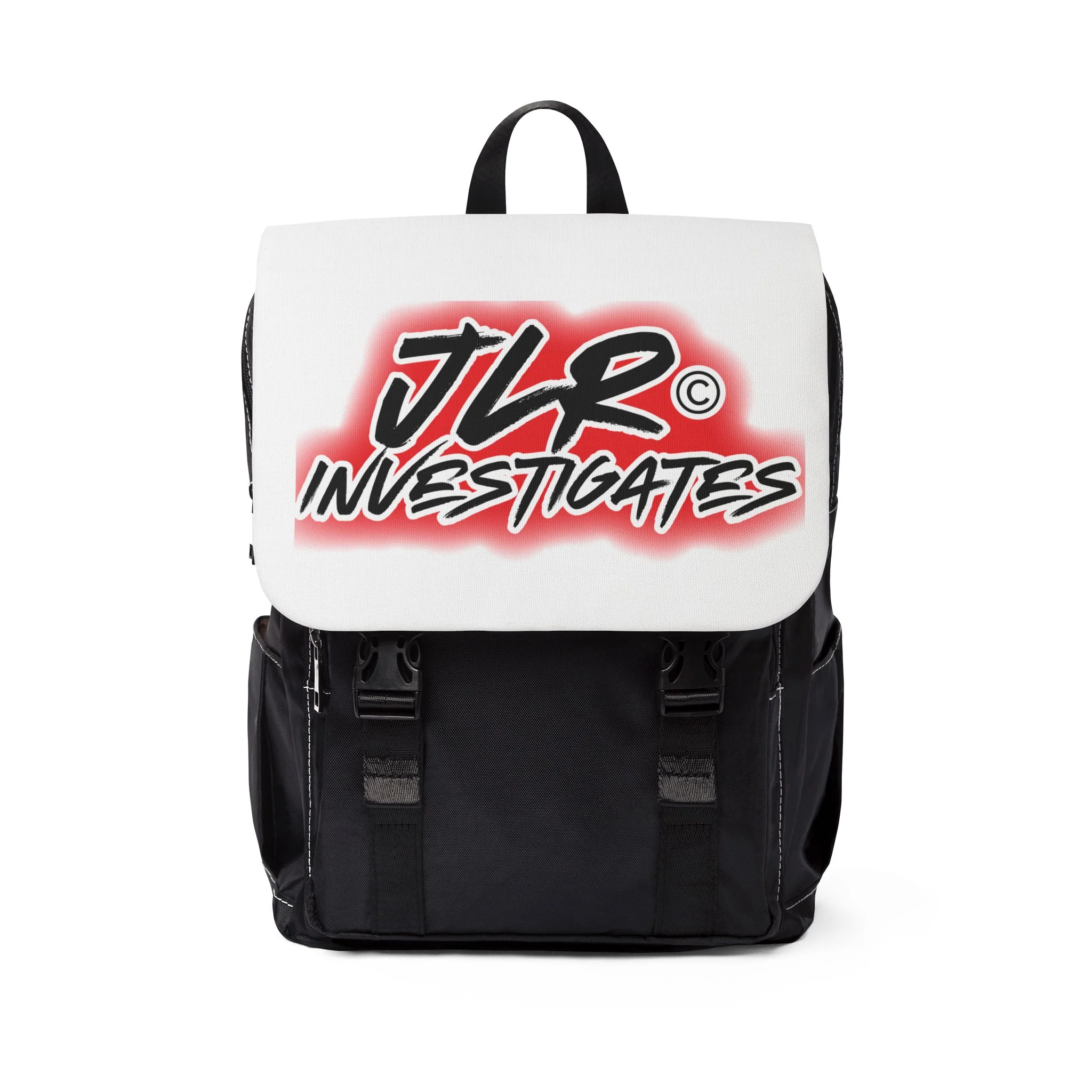 JLR© Investigates Logo Shoulder Backpack