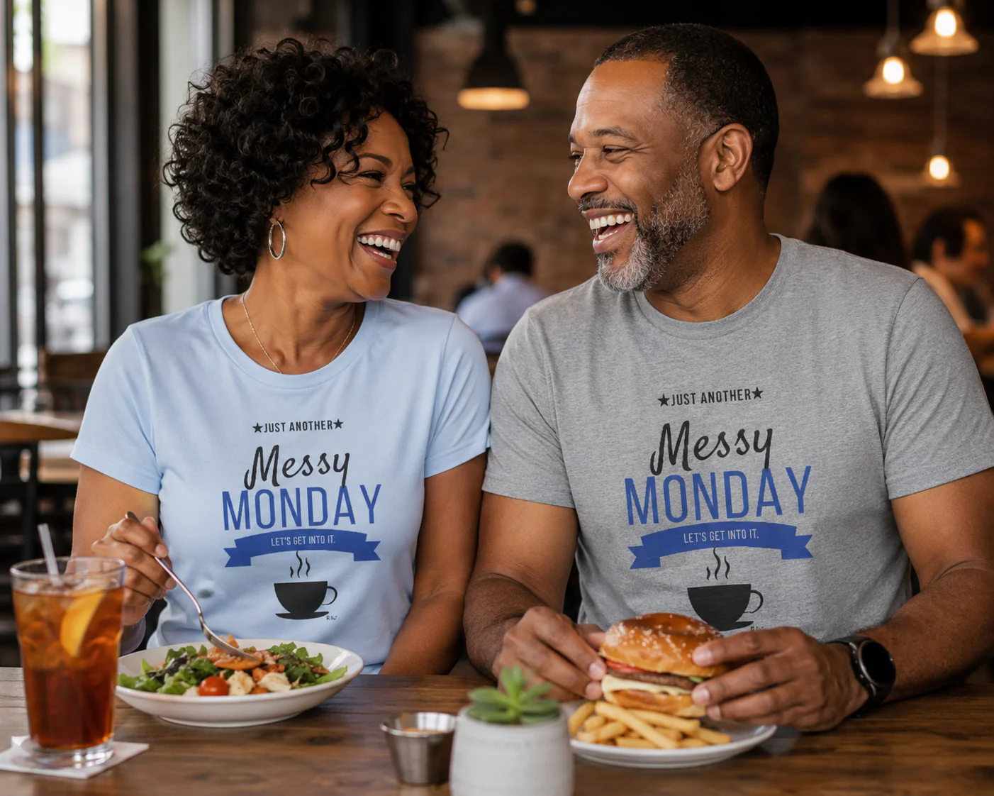 Messy Monday T-Shirt — Crew Neck - Image 2