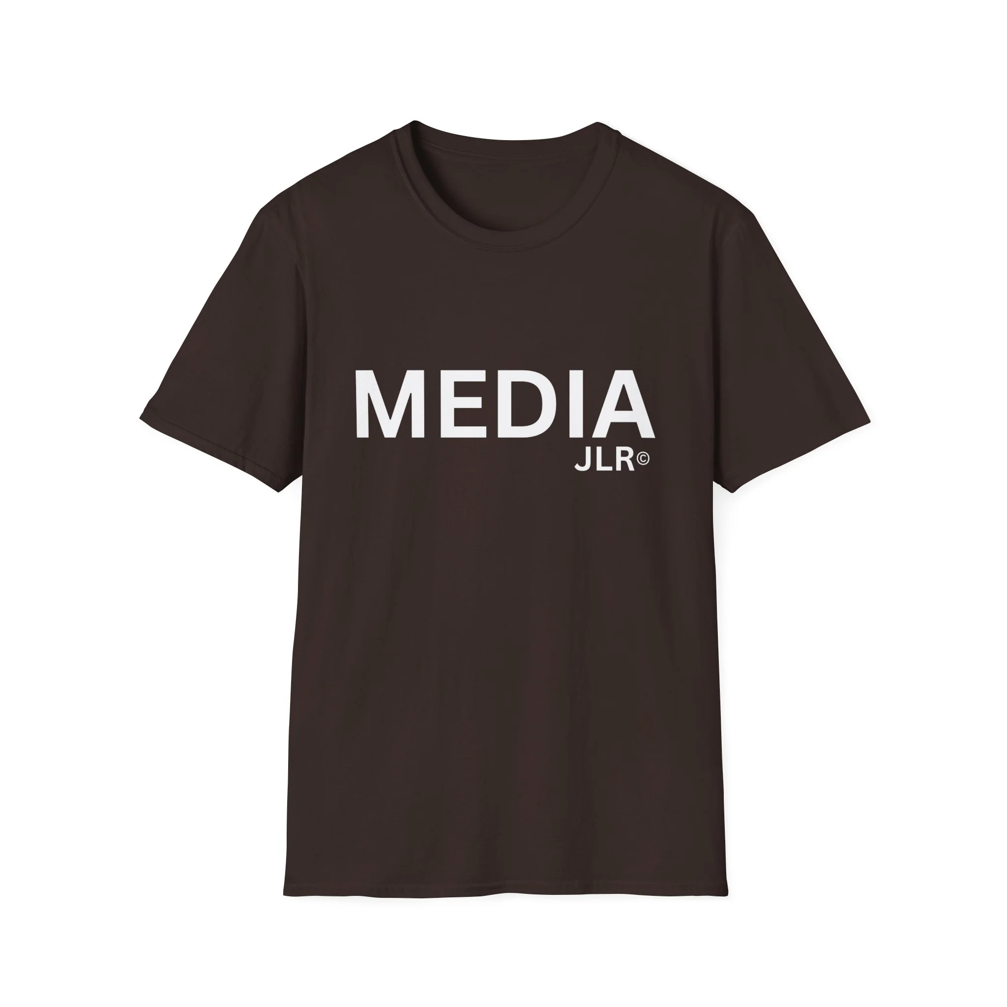 MEDIA JLR© T-Shirt — White Logo - Image 3