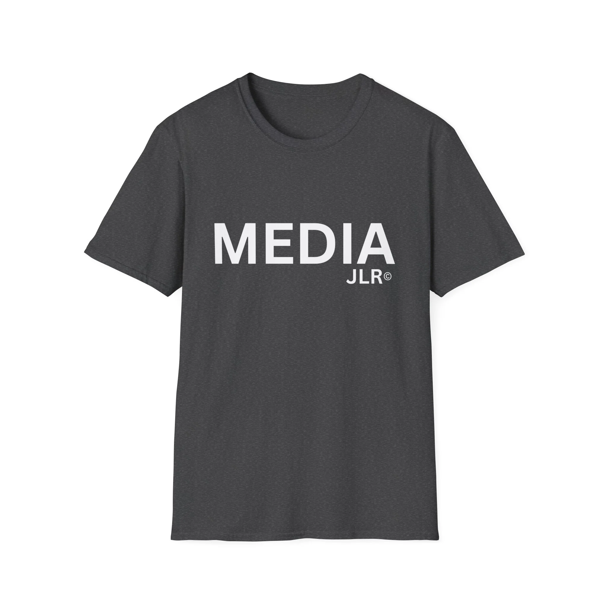 MEDIA JLR© T-Shirt — White Logo - Image 5