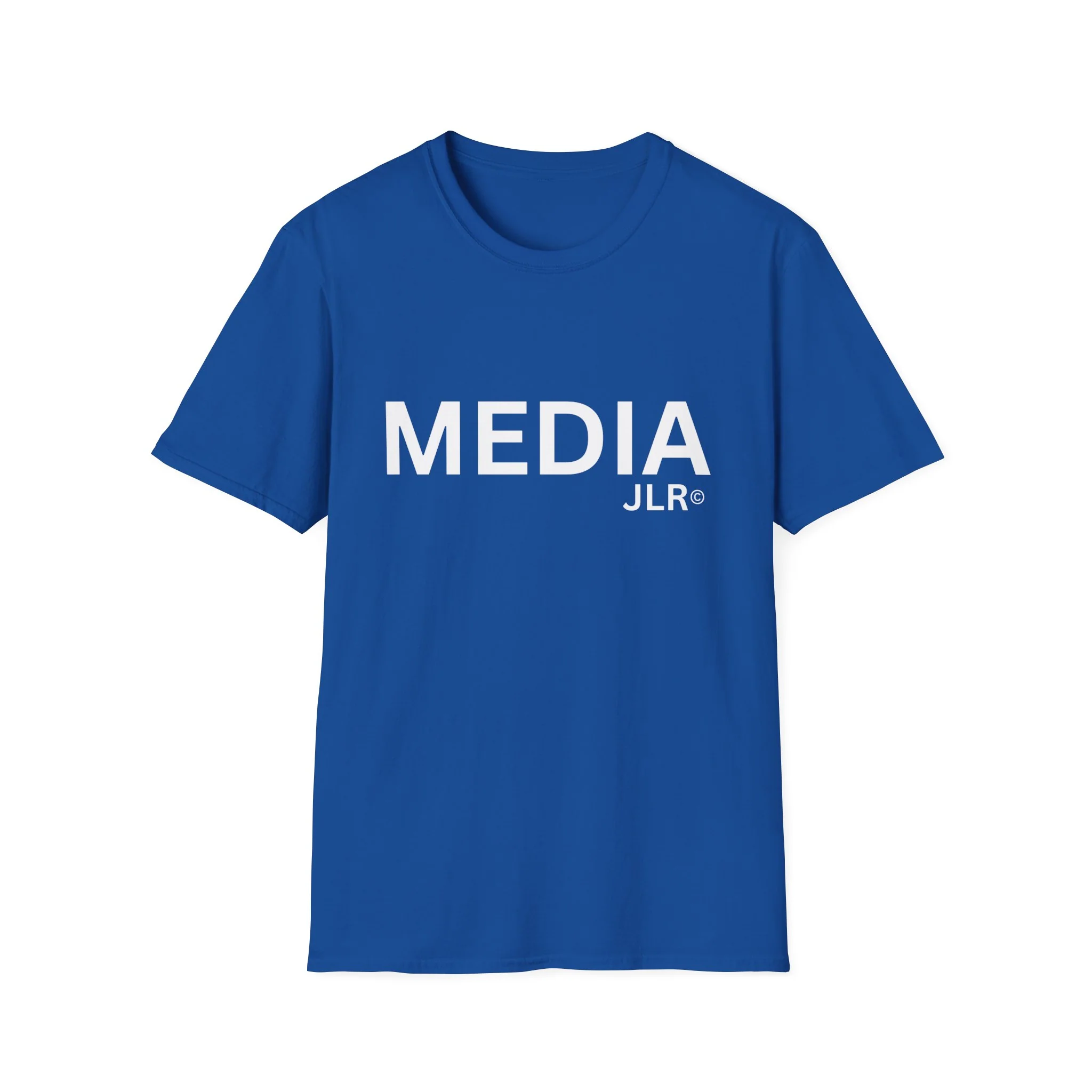 MEDIA JLR© T-Shirt — White Logo - Image 6