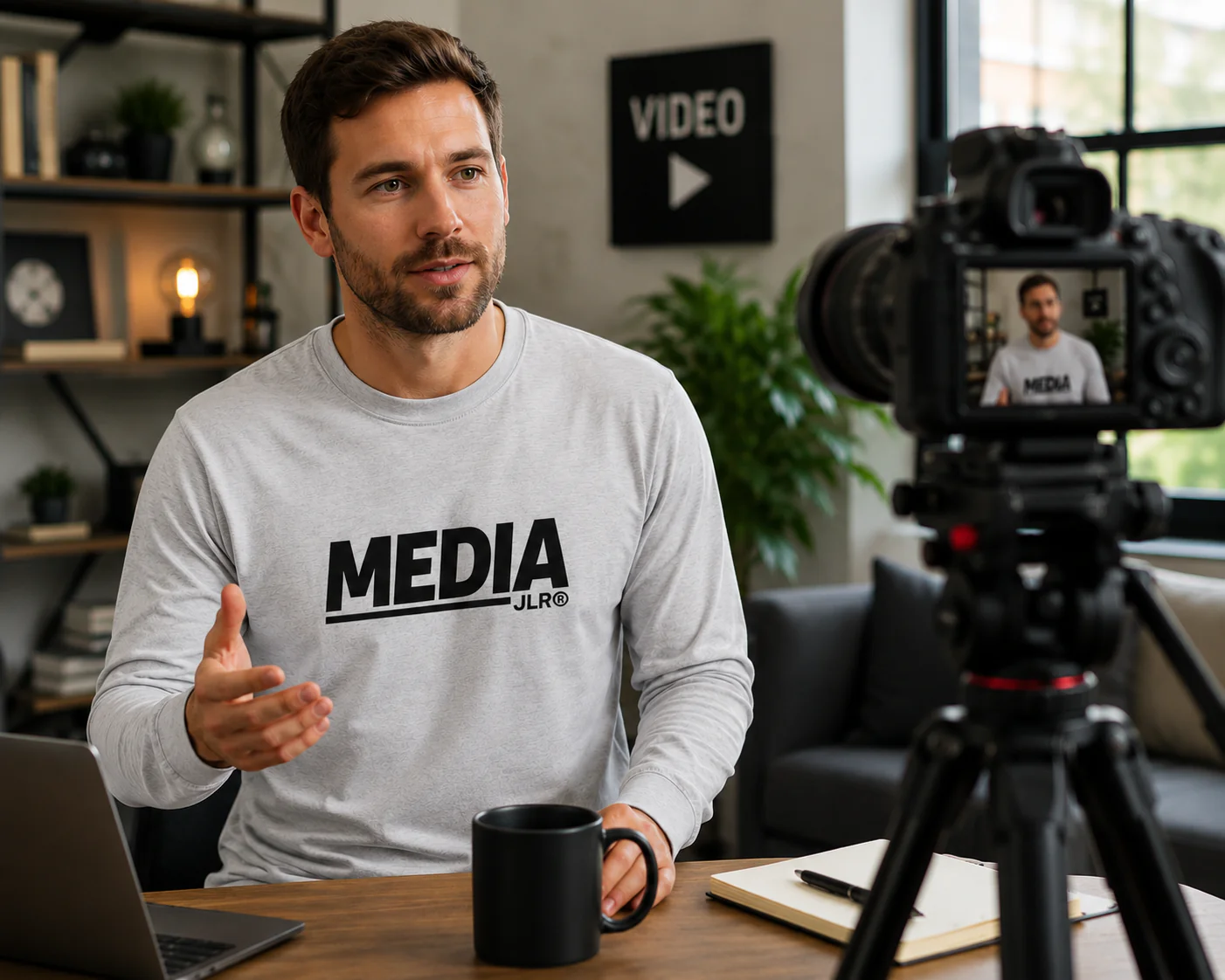 MEDIA Long Sleeve T-Shirt - Image 3